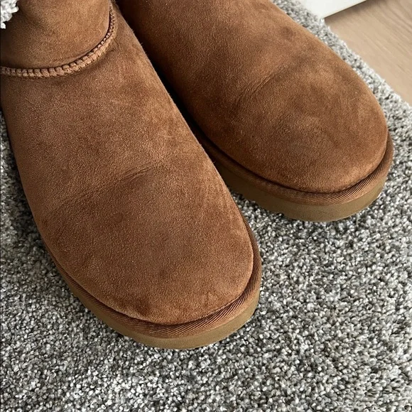 UGG Chestnut Suede Tall Boots - Picture 3 of 4